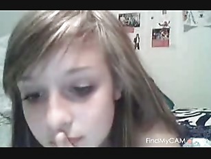 busty blonde webcam teen
